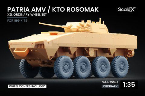 Patria AMV / KTO Rosomak набір коліс XZL+ для IBG, 1/35 WM-35042 фото
