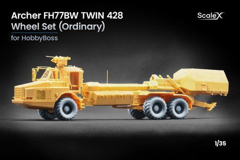 Archer FH77BW Twin 482 Ordinary Wheel Set for Hobby Boss, 1:35