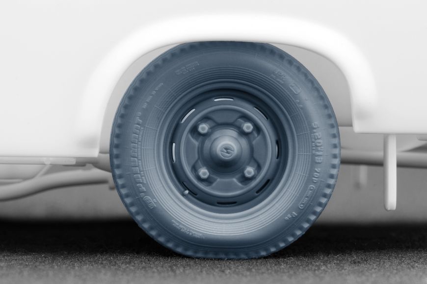 Trabi 601 S P36 Weighted Wheel Set for Revell, 1:24