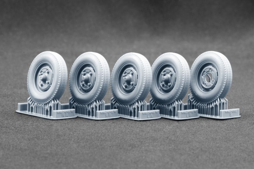 Trabi 601 S P36 Weighted Wheel Set for Revell, 1:24