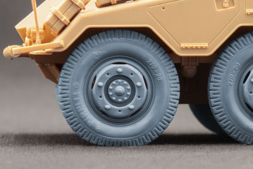 Sd.Kfz. 234 Puma V1+V1+V4+V3 (270-20) Weighted Wheel Set for Dragon, Miniart, RFM, Italeri, AK Interactive, 1:35