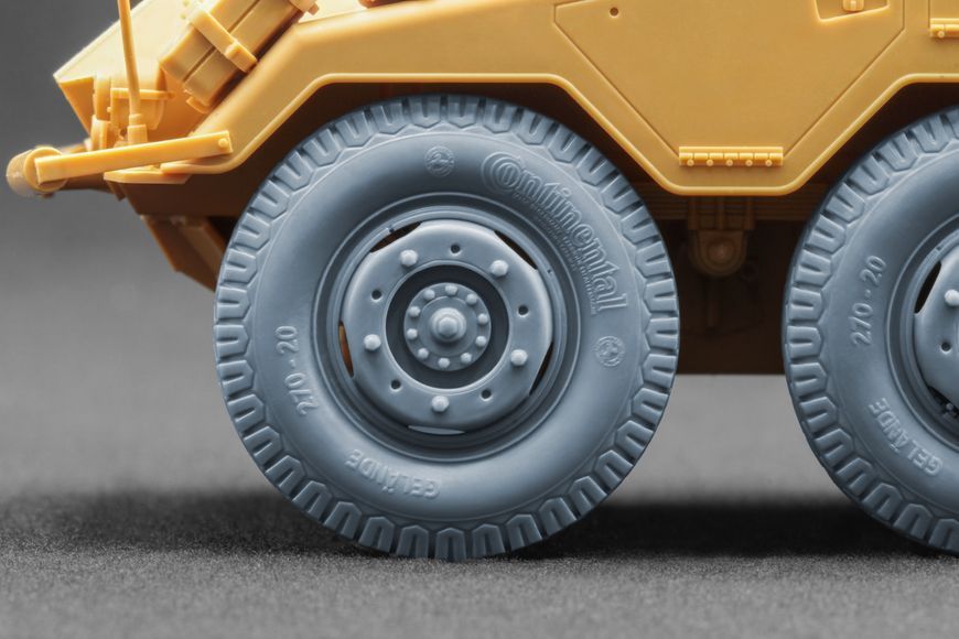Sd.Kfz. 234 Puma v2 GELANDE 270-20 Ordinary Wheel Set for Dragon, Miniart, RFM, Italeri, AK Interactive, 1:35