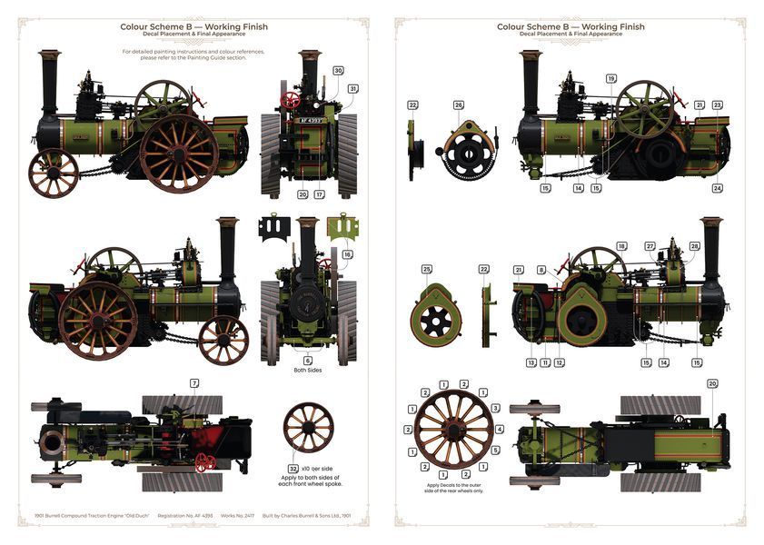 1901 Burrell Compound Traction Engine, 1:35 scale