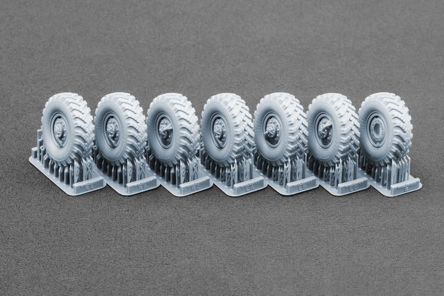 URAL-4320 OI-25 Weighted Wheel Set for Zimi Model, 1:48