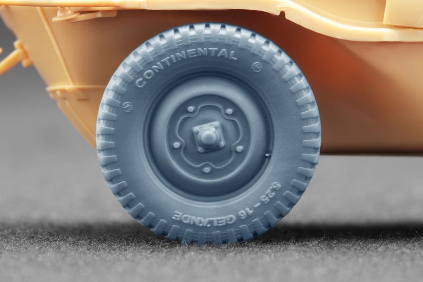 Schwimmwagen Gel&auml;nde v1 (5.25-16) Ordinary Wheel Set for Italeri, Tamiya, AFV club, 1:35