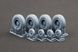 M198 Howitzer G286 Ordinary and Weighted Wheel Set for Trumpeter, 1:35