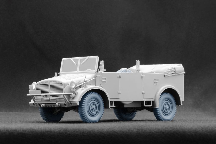 Horch 108 Disk v2 Extra Gel&auml;nde Weighted Wheel Set for ICM, Tamiya, 1:35