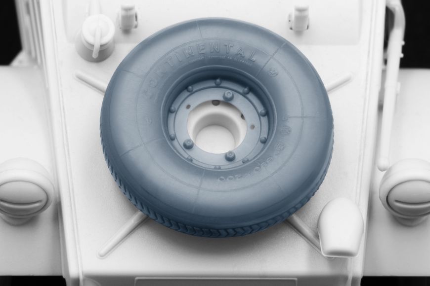Kubelwagen type 82 Balon 1 Ordinary Wheel Set for Meng, Tamiya, 1:35
