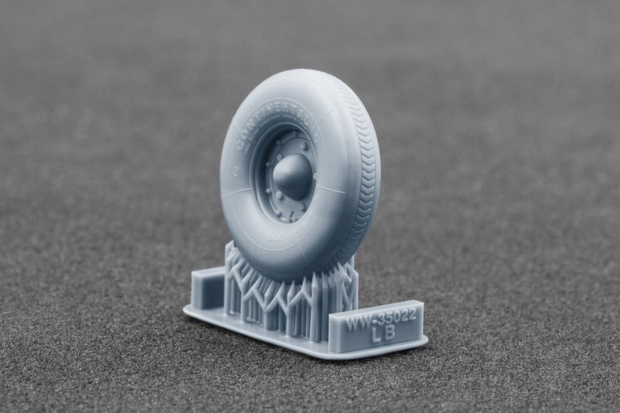 Kubelwagen type 82 Balon 1 Ordinary Wheel Set for Meng, Tamiya, 1:35