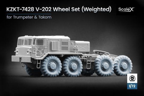 KZKT-7428 V-202 Ordinary Wheel Set for Trumpeter and Takom, 1:72