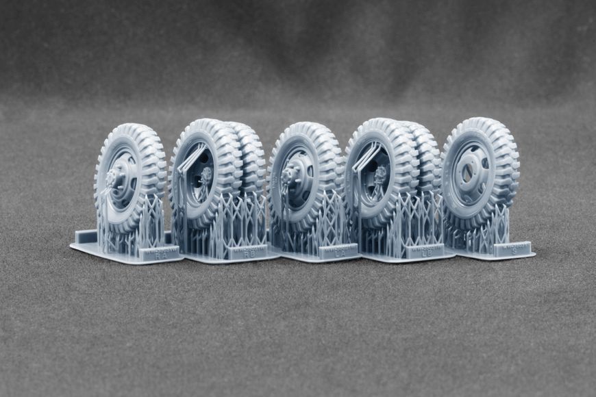 G506 Cargo Truck Sure Grip Weighted Wheel Set for ICM, Miniart, 1:35